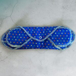 GladRags - Genanvendelig hygiejnebind dag Plus - Blå med prikker - GladRags