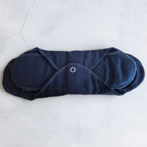 GladRags - Genanvendelig hygiejnebind dag Plus - Sort - GladRags