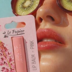 Le Papier - Collagen Boost - Glossy Lip Balm - Pink - Le Papier