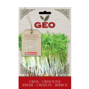 GEO GREENS - økologisk karse til spiring 35g - GEO GREENS