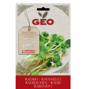 GEO GREENS - økologisk radisefrø til spiring 30g - GEO GREENS