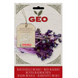 GEO GREENS - økologisk rød radisefrø til spiring 15g - GEO GREENS