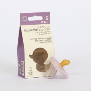 BABY POP - Anatomisk naturgummisut - 0-6m - lilla - BABY POP
