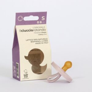 BABY POP - Rund naturgummisut - 0-6m - lilla - BABY POP