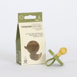 BABY POP - Rund naturgummisut - +12m - grøn - BABY POP