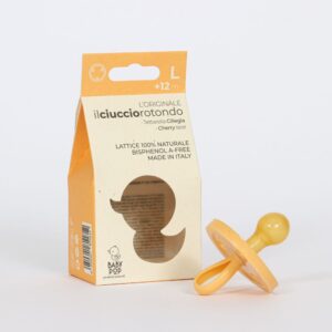 BABY POP - Rund naturgummisut - +12m - gul - BABY POP