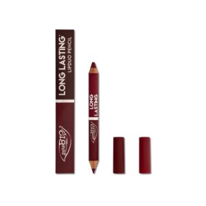 puroBIO Cosmetics - Long Lasting Lipduo pencil mat burgundy 106 - puroBIO Cosmetics