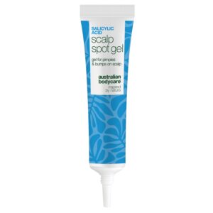 Salicylsyre Gel mod bumser og kløe i hovedbunden â Døjer du med bumser i hovedbunden? Gelen eksfolierer porerne, mindsker olie og beroliger rødme og kløe effektivt. - 1 Stk. - Australian Bodycare