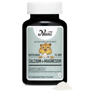 Nani - Calcium+Magnesium planteform pulver til børn - Nani