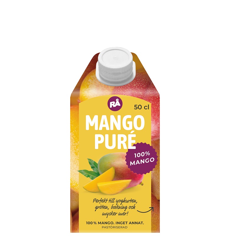 RÅ - 100% pure frugtpuré - Mango - RÅ