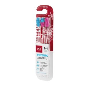 SPLAT® - 3-pak Whitening Tandbørste - Medium - SPLAT®