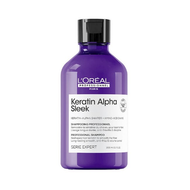 Loreal - Professionnel Keratin Alpha Sleek Shampoo - 300 ml - loreal