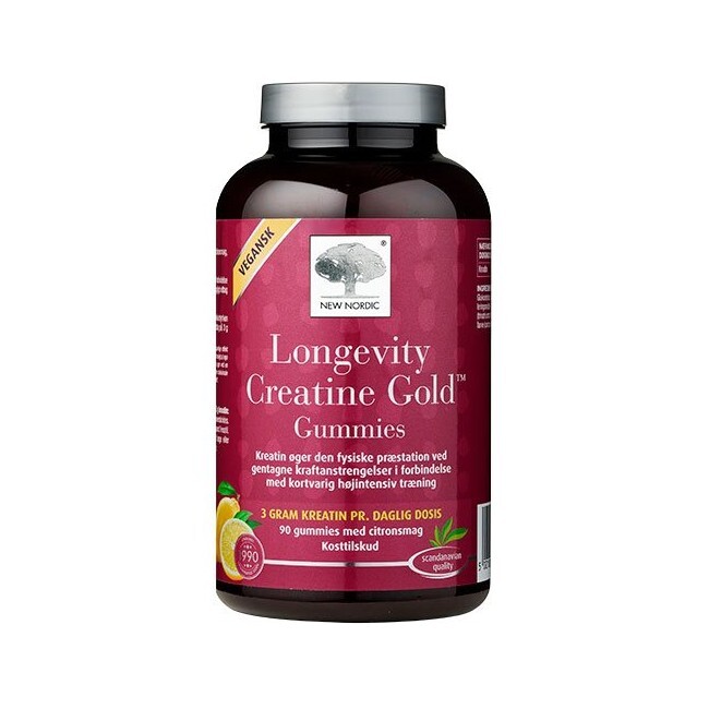 New Nordic - Longevity Creatine Gold Gummies - 90 Stk - new nordic