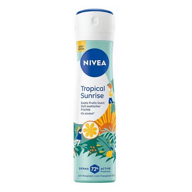 Nivea - Tropical Sunrise Deodorant Spray 72H - 150 ml - nivea