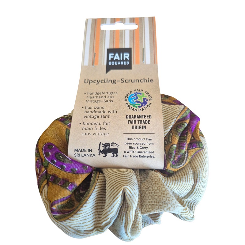 Fair Squared - Upcycling-scrunchie - FAIR SQUARED