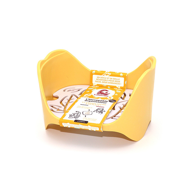 UDGÅR - Lamazuna - Sæbe & Shampoobar organiser - Gul - Lamazuna
