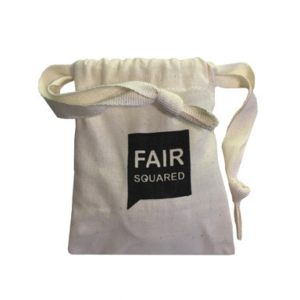 RESTPARTI - FAIR SQUARED - Økologisk Bomulds Sæbepose - Zero Waste - FAIR SQUARED