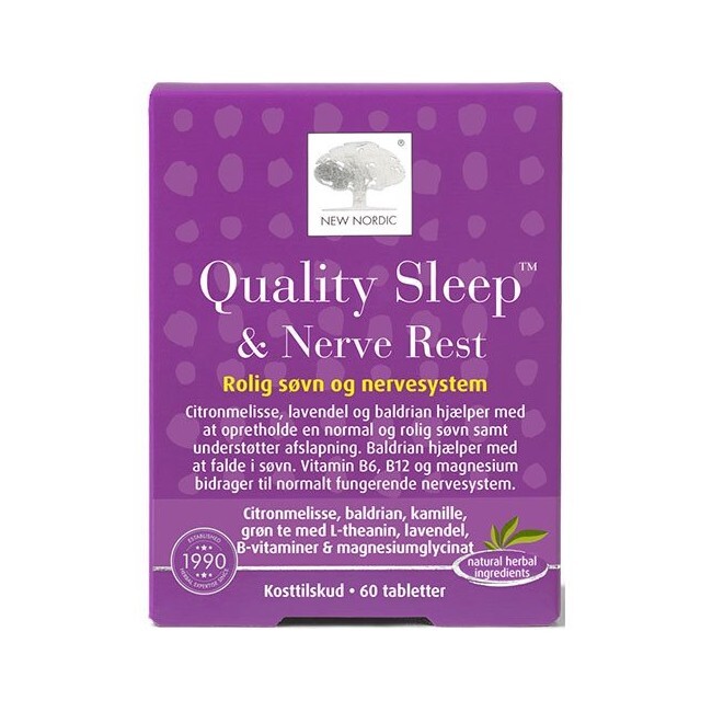 New Nordic - Quality Sleep & Nerve Rest - 60 Tabs - new nordic
