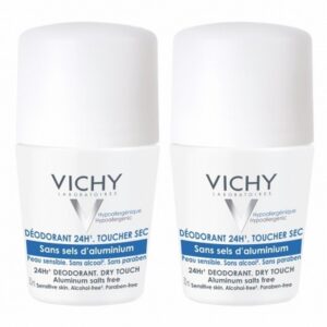 Vichy - Deodorant Roll On Dry Touch 24H Duo - 2 x 50 ml - vichy
