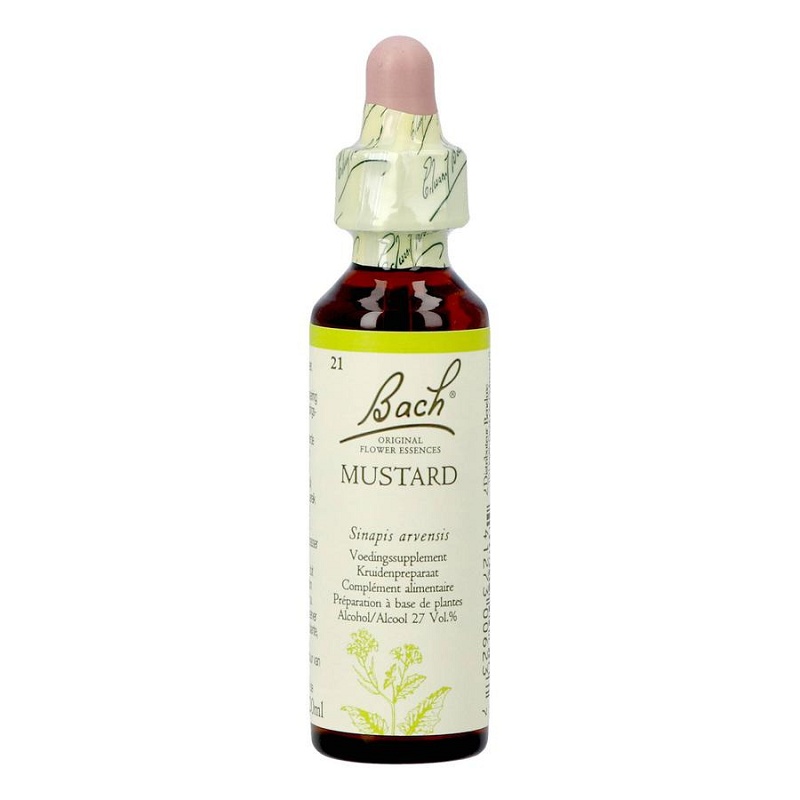 Bach® ORIGINAL FLOWER REMEDIES - Agersennep (Mustard) 27% alkohol - 20ml - Bach® ORIGINAL FLOWER REMEDIES