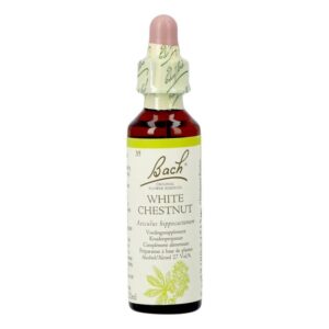 Bach® ORIGINAL FLOWER REMEDIES - Hestekastanie (White Chestnut) 27% alkohol - 20ml - Bach® ORIGINAL FLOWER REMEDIES