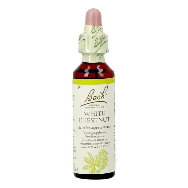Bach® ORIGINAL FLOWER REMEDIES - Hestekastanie (White Chestnut) 27% alkohol - 20ml - Bach® ORIGINAL FLOWER REMEDIES