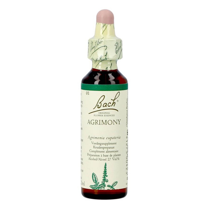 Bach® ORIGINAL FLOWER REMEDIES - Agermåne (Agrimony) 27% alkohol - 20ml - Bach® ORIGINAL FLOWER REMEDIES