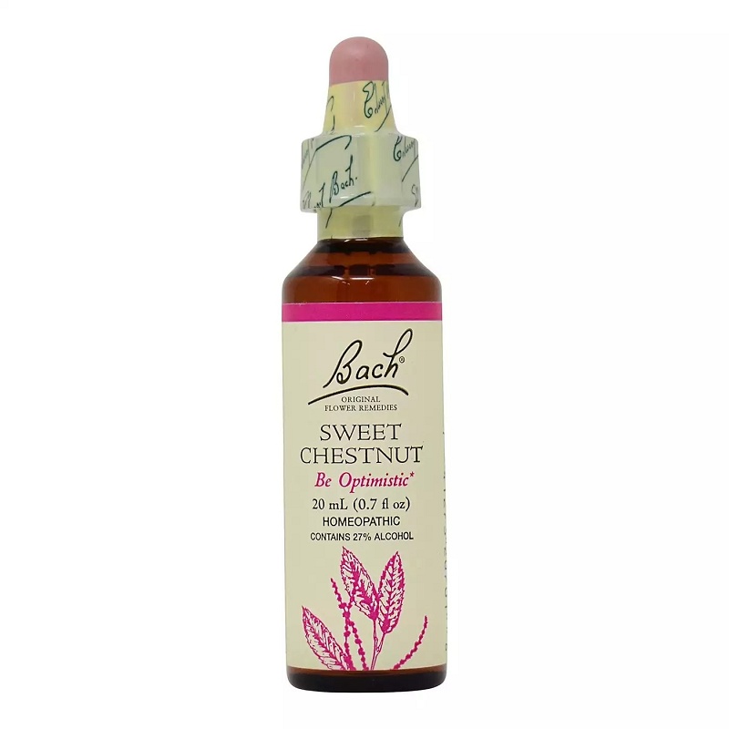 Bach® ORIGINAL FLOWER REMEDIES - Ægte kastanje (Sweet Chestnut) 27% alkohol - 20ml - Bach® ORIGINAL FLOWER REMEDIES