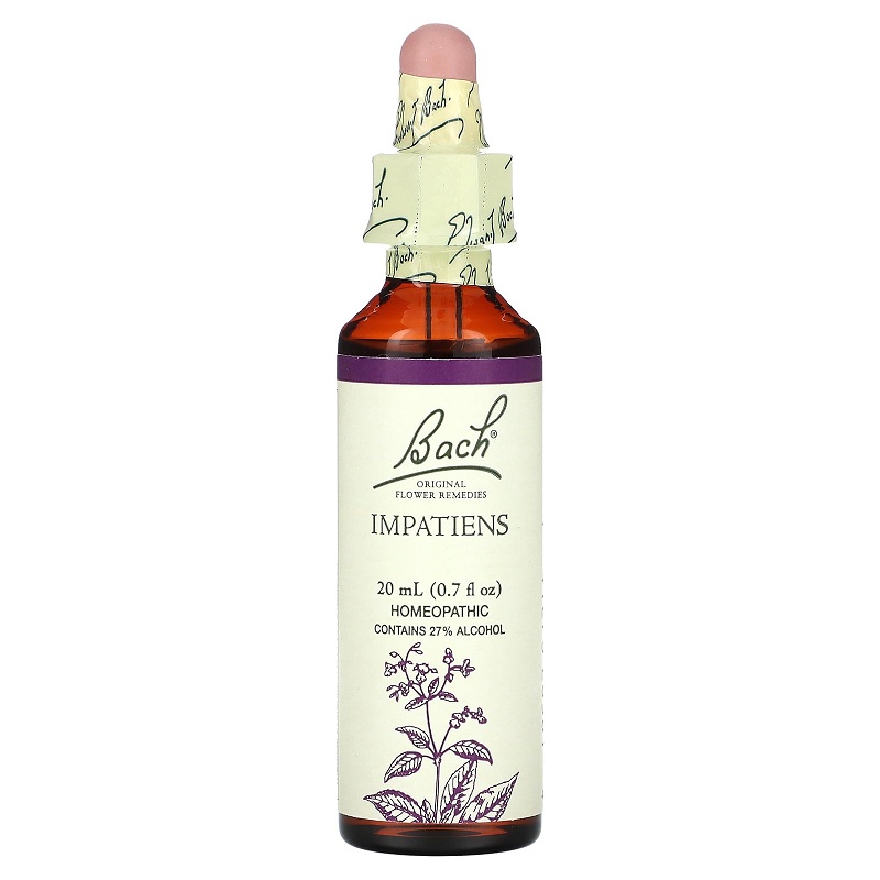 Bach® ORIGINAL FLOWER REMEDIES - Balsamin (Impatiens) 27% alkohol - 20ml - Bach® ORIGINAL FLOWER REMEDIES