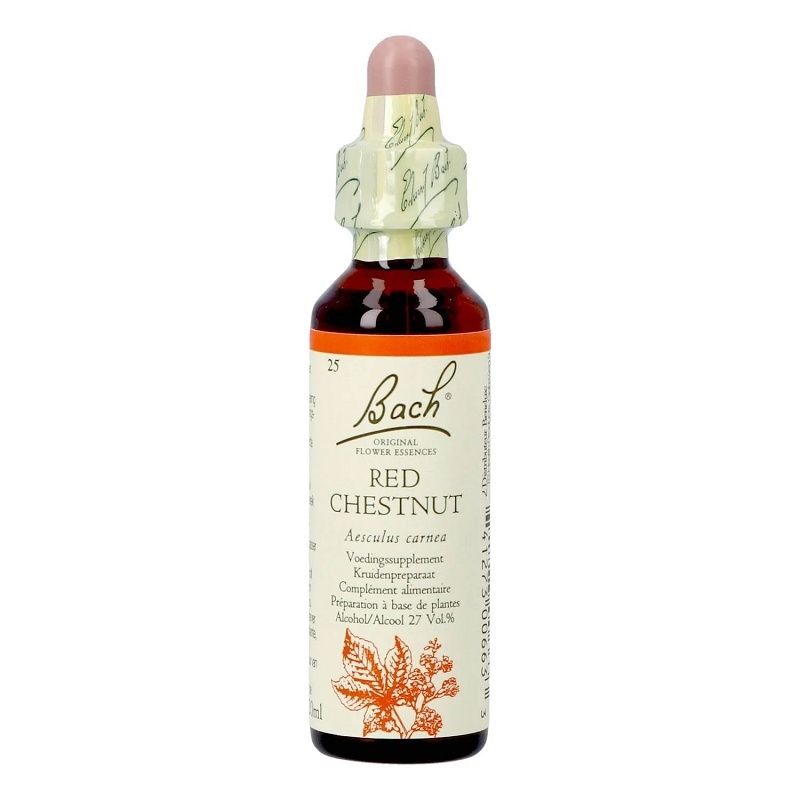 Bach® ORIGINAL FLOWER REMEDIES - Rød Hestekastanie (Red Chestnut) 27% alkohol - 20ml - Bach® ORIGINAL FLOWER REMEDIES