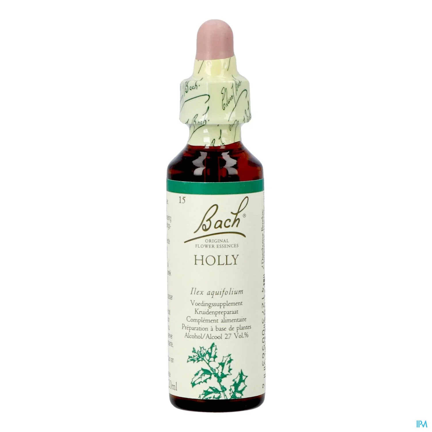 Bach® ORIGINAL FLOWER REMEDIES - Kristtorn (Holly) 27% alkohol - 20ml - Bach® ORIGINAL FLOWER REMEDIES
