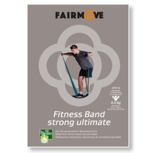 FAIR MOVE - Fitnessbånd strong ultimate sort - ekspert 6 kg trækkraft - FAIR MOVE