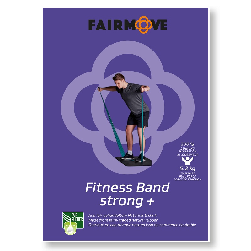 FAIR MOVE - Fitnessbånd strong+ lilla - ekspert 5,2 kg trækkraft - FAIR MOVE