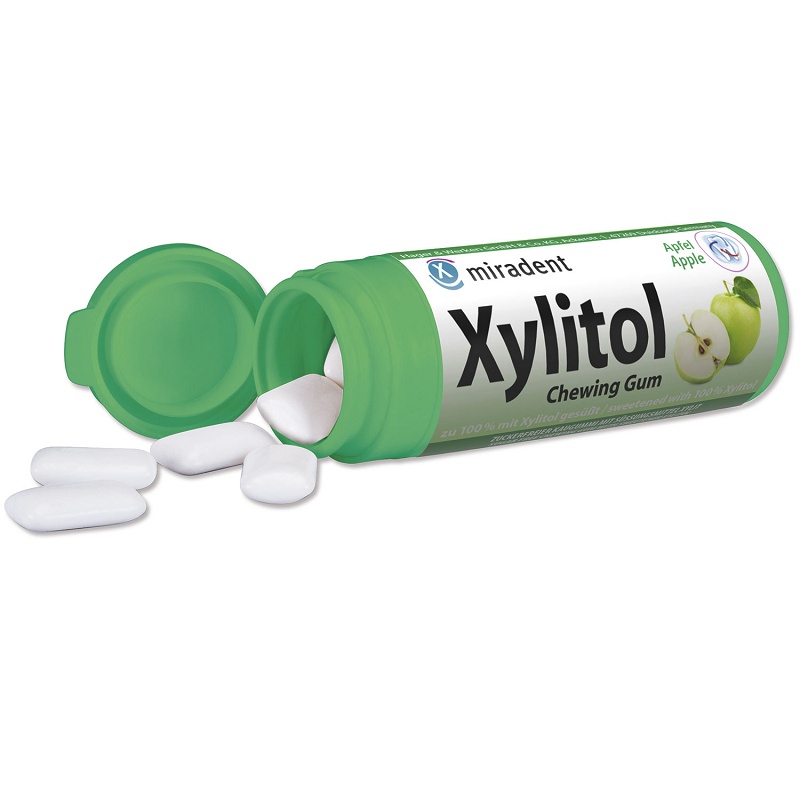miradent - Xylitol Chewing gum - apple - miradent