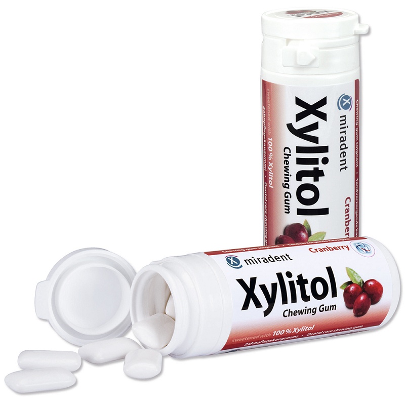 miradent - Xylitol Chewing gum - Cranberry - miradent