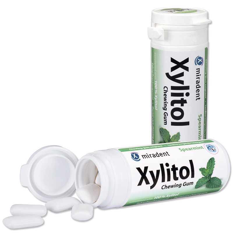 miradent - Xylitol Chewing gum - Spearmint - miradent
